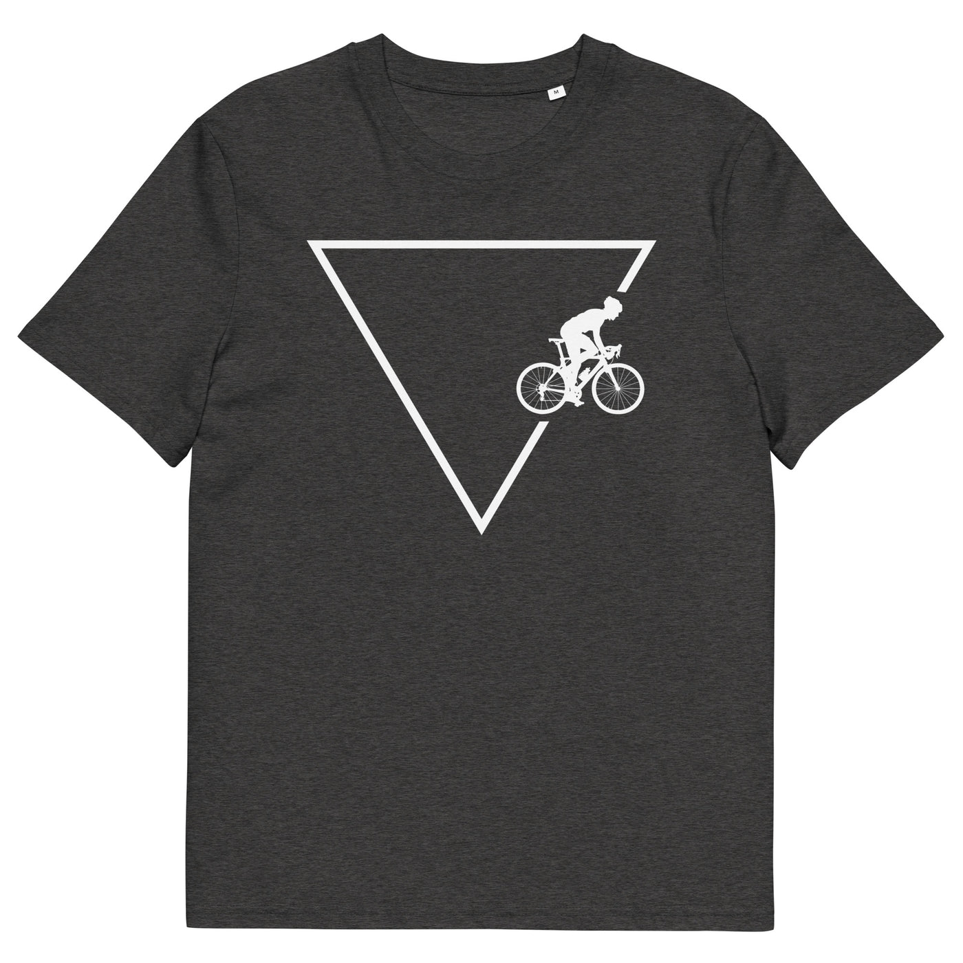 Dreieck 1 und Radfahren - Herren Premium Organic T-Shirt fahrrad xxx yyy zzz Dark Heather Grey