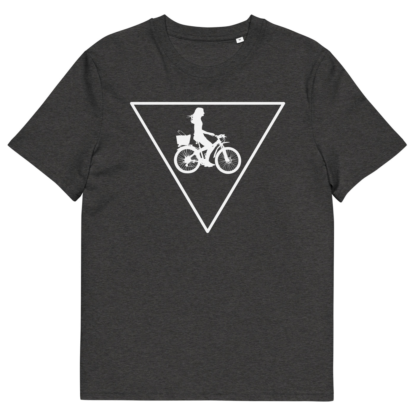 Dreieck und Radfahren - Herren Premium Organic T-Shirt fahrrad xxx yyy zzz Dark Heather Grey