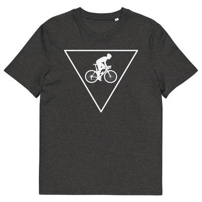 Dreieck und Radfahren - Herren Premium Organic T-Shirt fahrrad xxx yyy zzz Dark Heather Grey