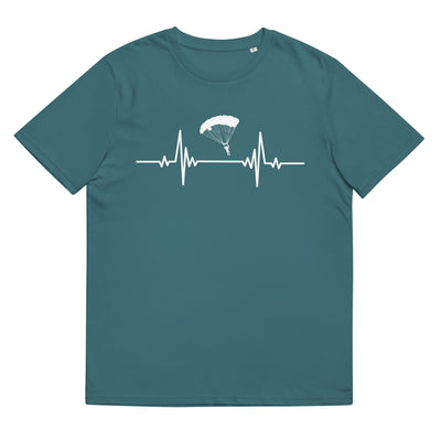 Heartbeat Adventure Sport Of Flying Paragliders - Herren Premium Organic T-Shirt berge Stargazer