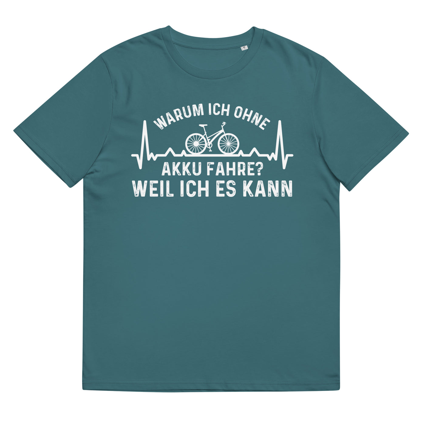 Warum Ich Ohne Akku Fahre Weil Ich Es Kann 1 - Herren Premium Organic T-Shirt fahrrad Stargazer