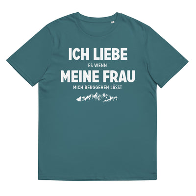 Ich Liebe Es Wenn Meine Frau Mich Berggehen Lasst - Herren Premium Organic T-Shirt berge xxx yyy zzz Stargazer