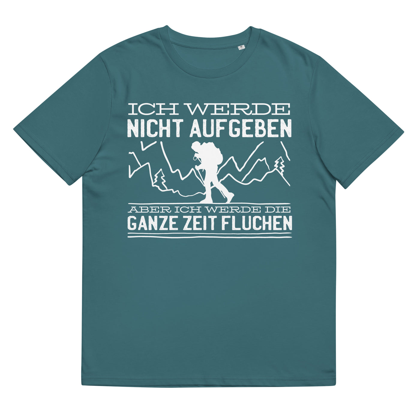 Ich werde nicht aufgeben aber fluchen - Herren Premium Organic T-Shirt berge wandern xxx yyy zzz Stargazer