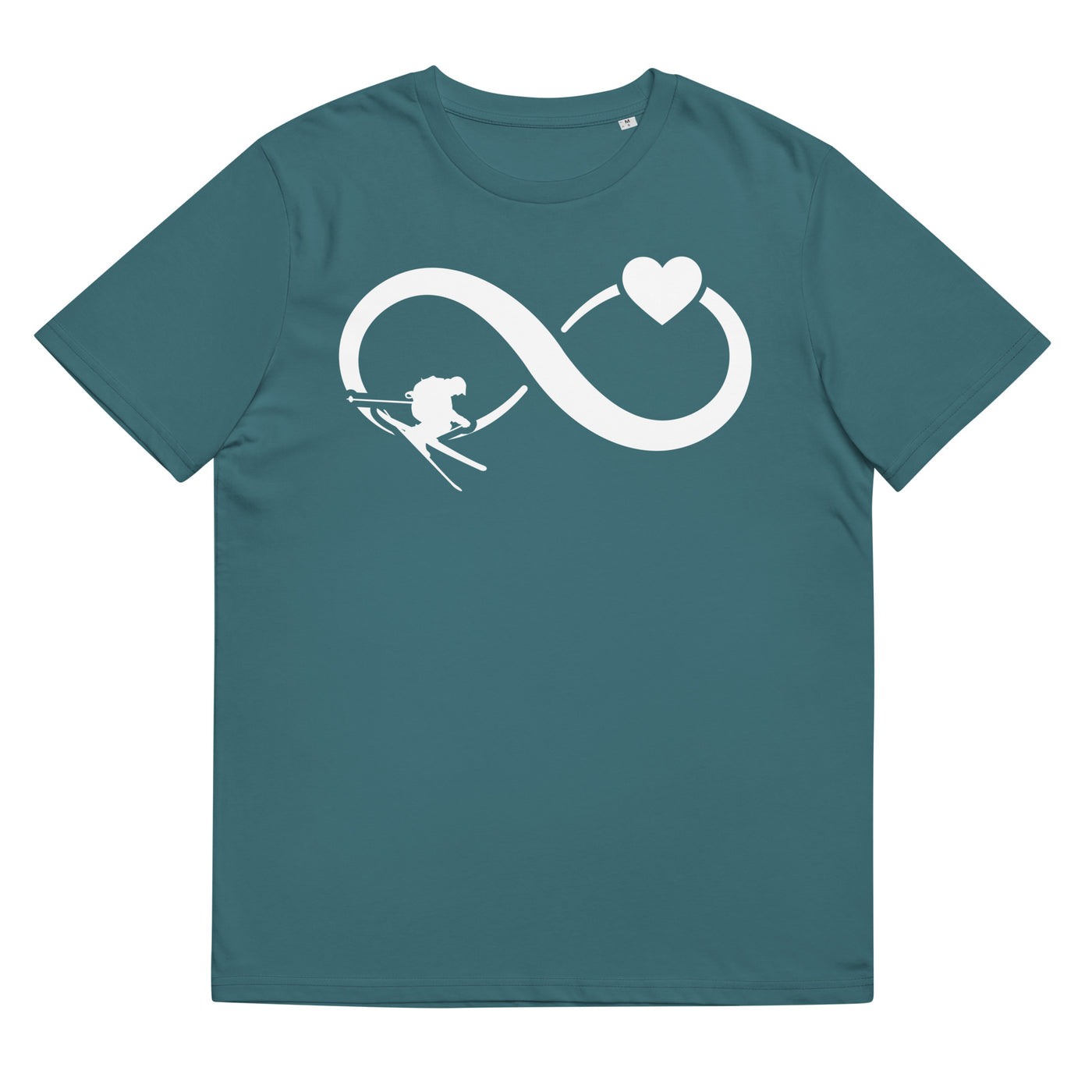 Infinity Heart and Skiing - Herren Premium Organic T-Shirt klettern ski xxx yyy zzz Stargazer