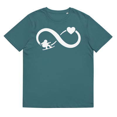 Infinity Heart and Snowboarding - Herren Premium Organic T-Shirt snowboarden xxx yyy zzz Stargazer