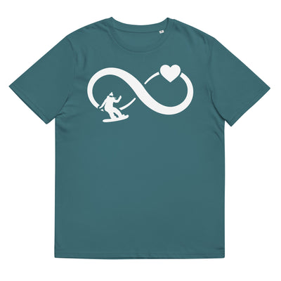 Infinity Heart and Snowboarding 1 - Herren Premium Organic T-Shirt snowboarden xxx yyy zzz Stargazer