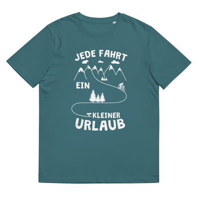 Jede Fahrt ein kleiner Urlaub - Herren Premium Organic T-Shirt fahrrad xxx yyy zzz Stargazer