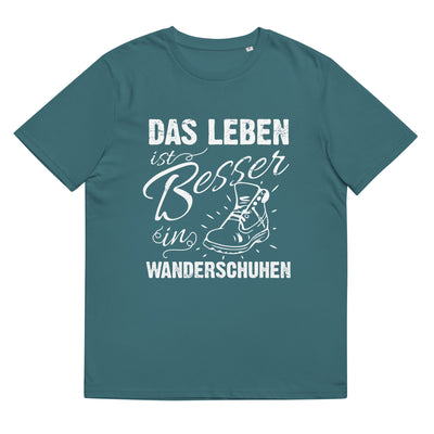 Leben besser in Wanderschuhen - Herren Premium Organic T-Shirt wandern xxx yyy zzz Stargazer