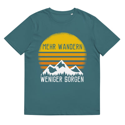 Mehr Wandern weniger Sorgen - Herren Premium Organic T-Shirt wandern xxx yyy zzz Stargazer