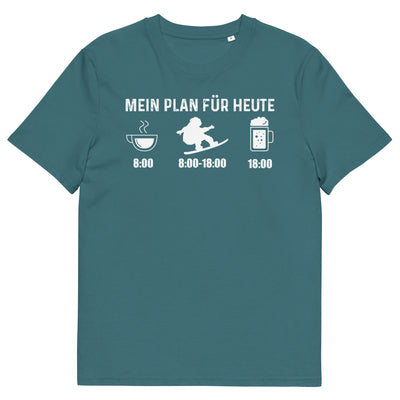 Mein Plan Für Heute - Herren Premium Organic T-Shirt snowboarden xxx yyy zzz Stargazer