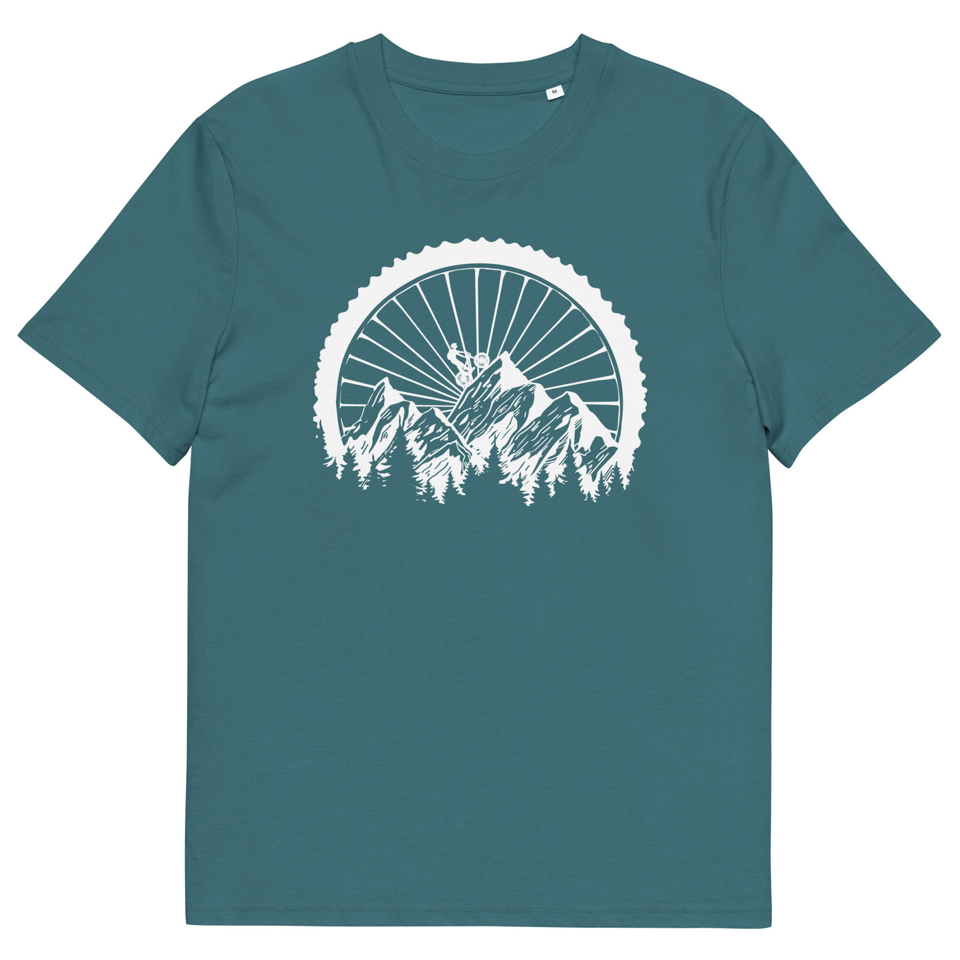 Mountainbike Geometrisch - (M) - Herren Premium Organic T-Shirt xxx yyy zzz Stargazer