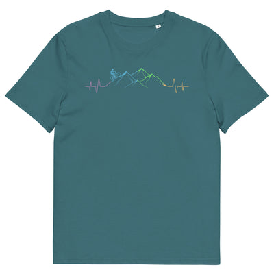 Mountainbiker auf Berg - (M) - Herren Premium Organic T-Shirt xxx yyy zzz Stargazer