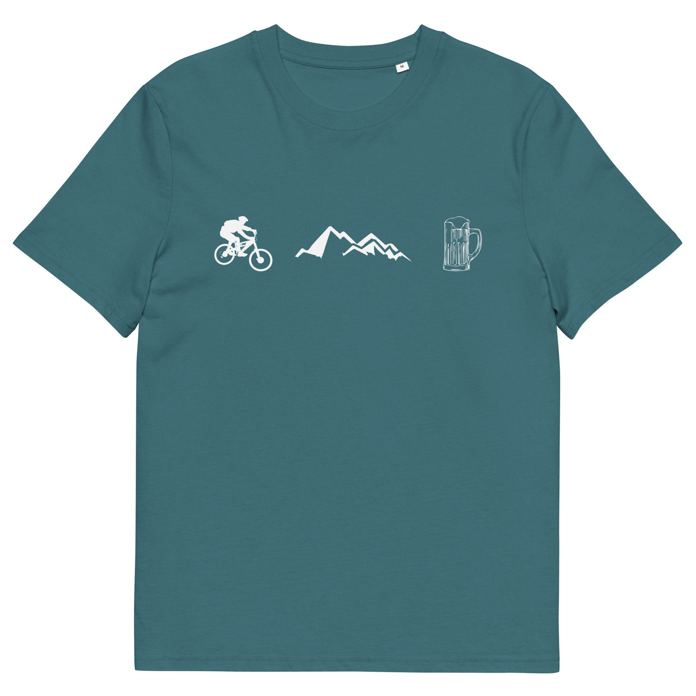 Radfahren, Berge und Bier - Herren Premium Organic T-Shirt fahrrad xxx yyy zzz Stargazer