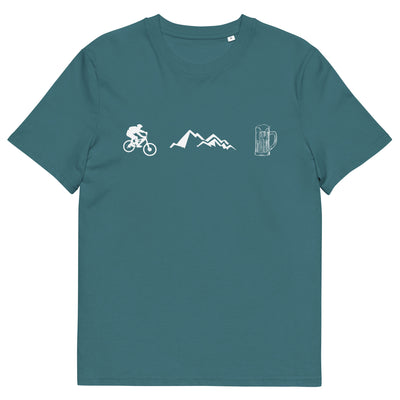 Radfahren, Berge und Bier - Herren Premium Organic T-Shirt fahrrad xxx yyy zzz Stargazer