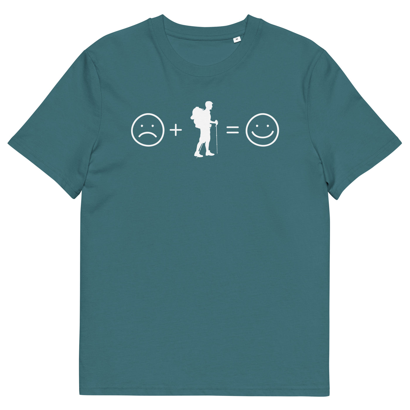 Lächelndes Gesicht und Wandern - Herren Premium Organic T-Shirt wandern xxx yyy zzz Stargazer