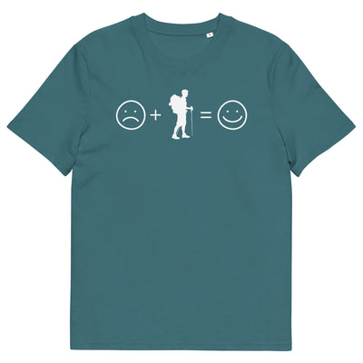 Lächelndes Gesicht und Wandern - Herren Premium Organic T-Shirt wandern xxx yyy zzz Stargazer