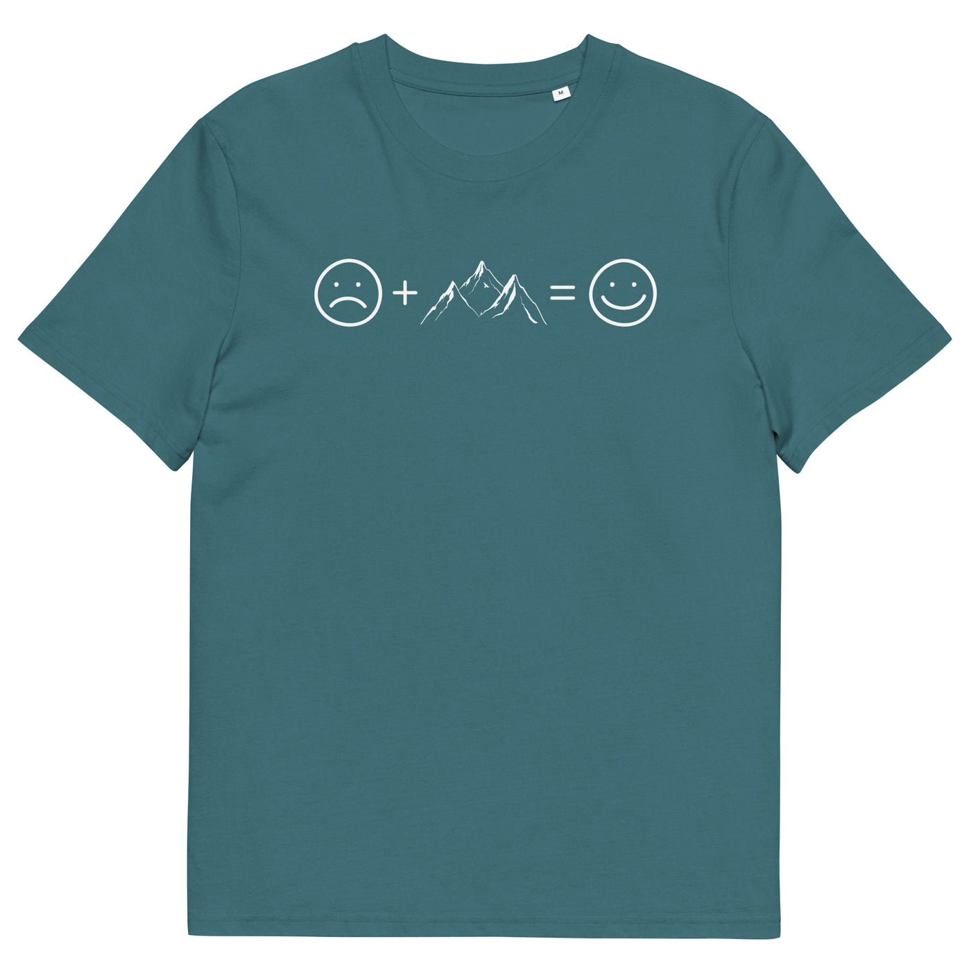 Lächelndes Gesicht und Berge - Herren Premium Organic T-Shirt berge xxx yyy zzz Stargazer