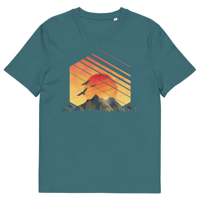 Sonnenaufgang Alpen - Herren Premium Organic T-Shirt berge xxx yyy zzz Stargazer