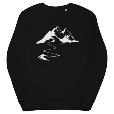 Skisüchtig - Unisex Premium Organic Sweatshirt ski Schwarz