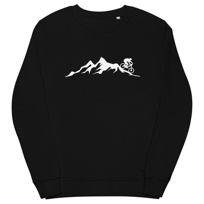 Mountain - Mountainbike - Unisex Premium Organic Sweatshirt mountainbike Schwarz