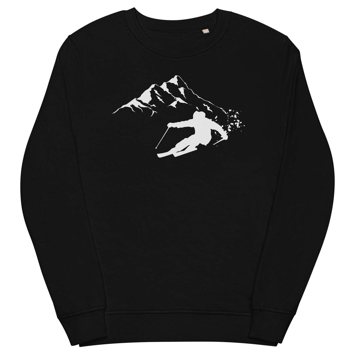 Tiefschnee Skier - Unisex Premium Organic Sweatshirt ski Schwarz