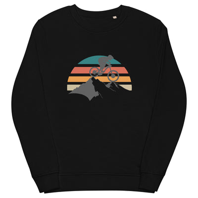 Mountainbike Vintage - Unisex Premium Organic Sweatshirt mountainbike Schwarz