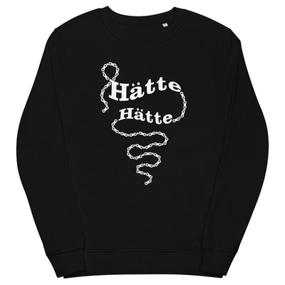 Hätte Hätte Fahrradkette - Unisex Premium Organic Sweatshirt fahrrad mountainbike Schwarz