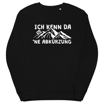 Ich kenn da ne Abkürzung - Wohnmobil - Unisex Premium Organic Sweatshirt camping xxx yyy zzz Black