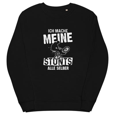 Ich mache meine Stunts alle selbst - (M) - Unisex Premium Organic Sweatshirt xxx yyy zzz Black