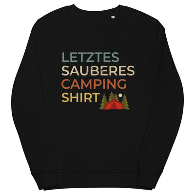 Letztes sauberes Camping Shirt - Unisex Premium Organic Sweatshirt camping xxx yyy zzz Black