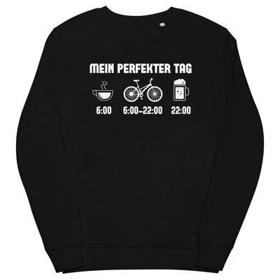 Mein Perfekter Tag - Unisex Premium Organic Sweatshirt fahrrad xxx yyy zzz Black