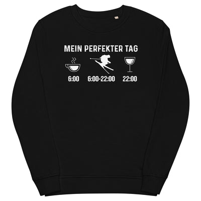 Mein Perfekter Tag - Unisex Premium Organic Sweatshirt klettern ski xxx yyy zzz Black