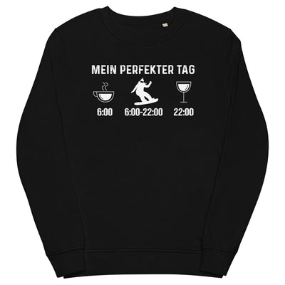 Mein Perfekter Tag - Unisex Premium Organic Sweatshirt snowboarden xxx yyy zzz Black