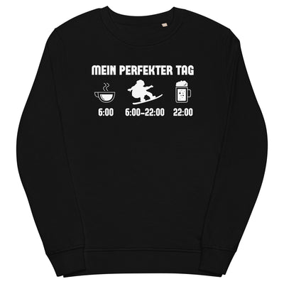 Mein Perfekter Tag - Unisex Premium Organic Sweatshirt snowboarden xxx yyy zzz Black