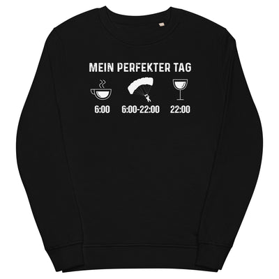 Mein Perfekter Tag 1 - Unisex Premium Organic Sweatshirt berge xxx yyy zzz Black