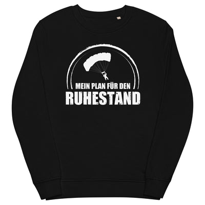 Mein Plan Fur Den Ruhestand 1 - Unisex Premium Organic Sweatshirt berge xxx yyy zzz Black