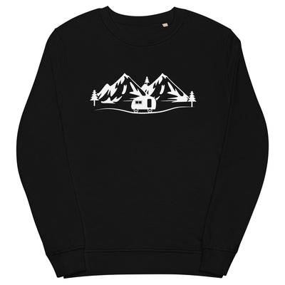 Berge - Camping Caravan - (11) - Unisex Premium Organic Sweatshirt camping xxx yyy zzz Black