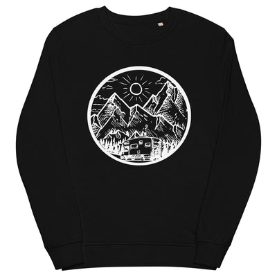 Berge - Camping Van - (12) - Unisex Premium Organic Sweatshirt camping xxx yyy zzz Black