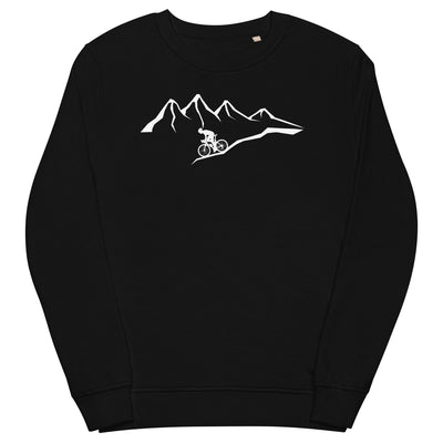 Berge - Radfahren - (14) - Unisex Premium Organic Sweatshirt fahrrad xxx yyy zzz Black