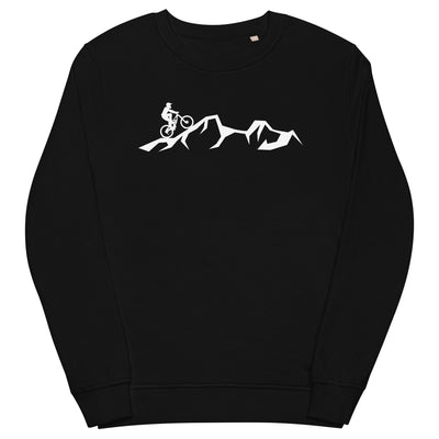 Berge - Mountainbike - (M) - Unisex Premium Organic Sweatshirt xxx yyy zzz Black