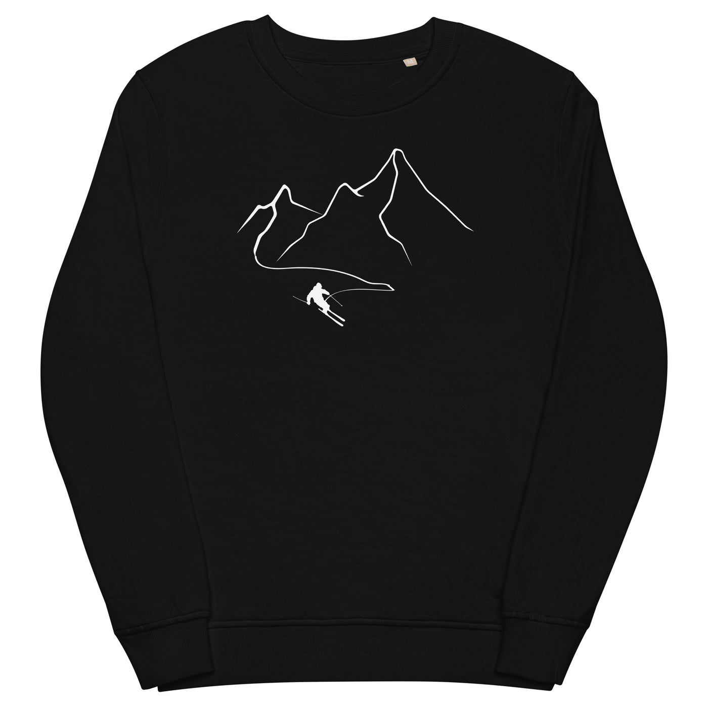 Berge - Skifahren - (32) - Unisex Premium Organic Sweatshirt klettern ski xxx yyy zzz Black