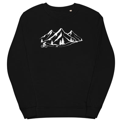 Berge 1 und Radfahren - Unisex Premium Organic Sweatshirt fahrrad xxx yyy zzz Black