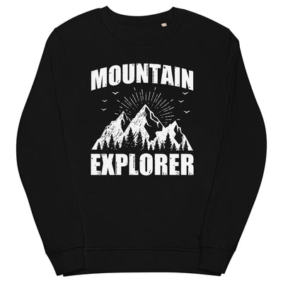 Berge Explorer - Unisex Premium Organic Sweatshirt berge xxx yyy zzz Black