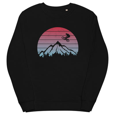 Mountainbiken Vintage - (M) - Unisex Premium Organic Sweatshirt xxx yyy zzz Black