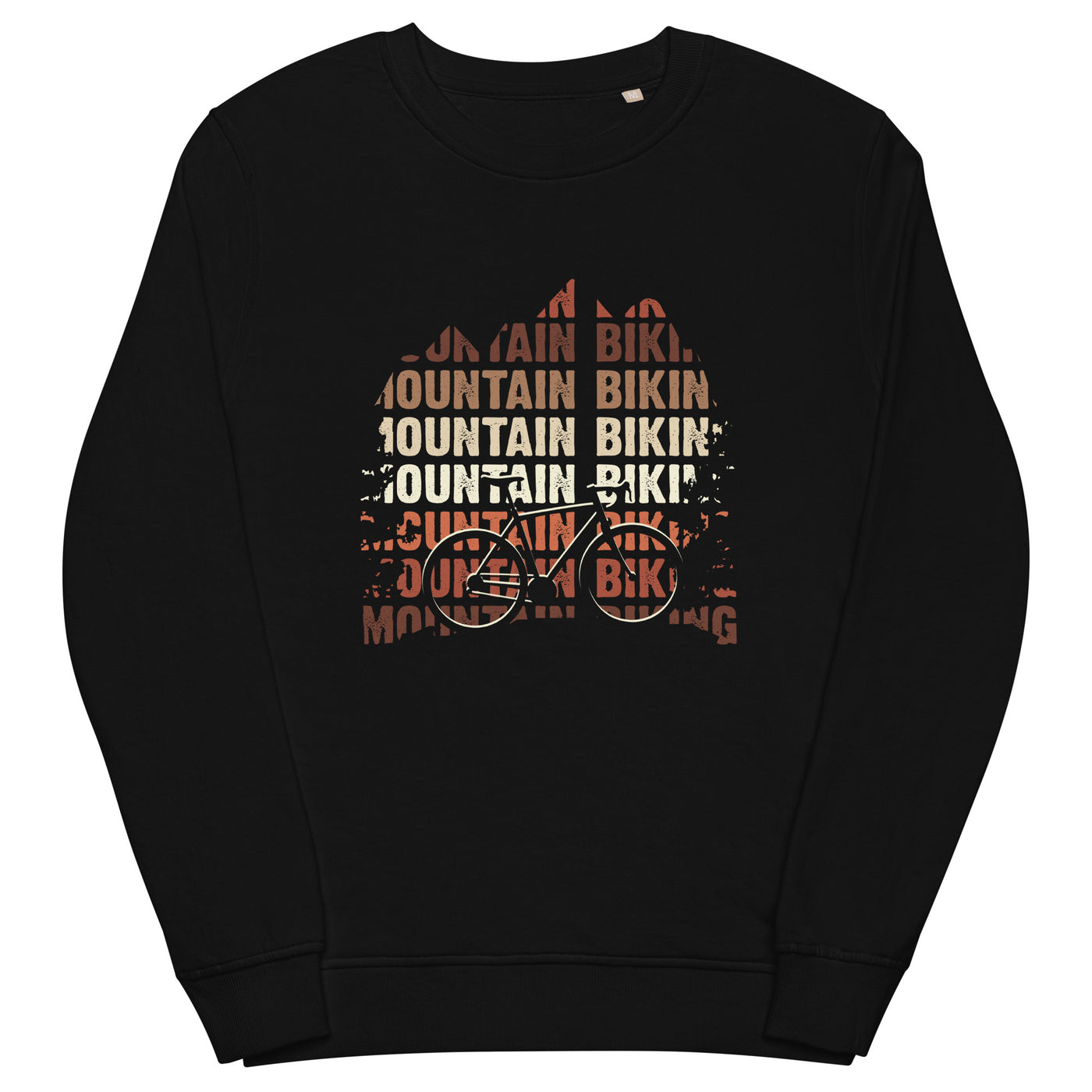 Mountainbiking - (M) - Unisex Premium Organic Sweatshirt xxx yyy zzz Black