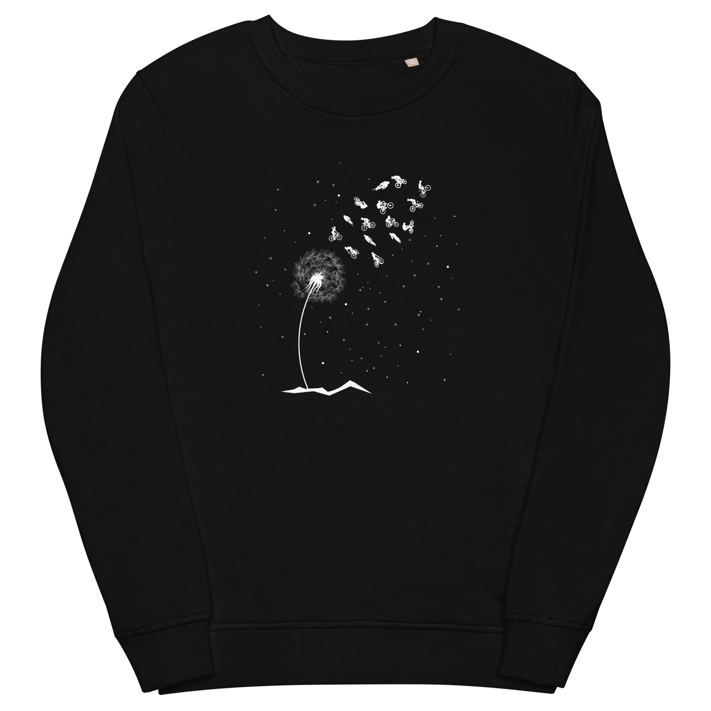 Pusteblume Radfahrer - Unisex Premium Organic Sweatshirt fahrrad xxx yyy zzz Black