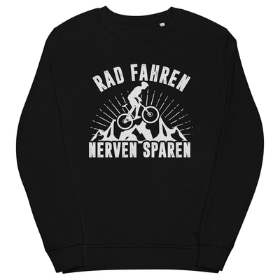 Rad fahren Nerven sparen - Unisex Premium Organic Sweatshirt fahrrad xxx yyy zzz Black