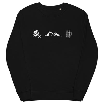 Radfahren, Berge und Bier - Unisex Premium Organic Sweatshirt fahrrad xxx yyy zzz Black