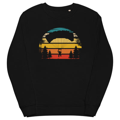 Retro Sonne und Paragleiten - Unisex Premium Organic Sweatshirt berge xxx yyy zzz Black