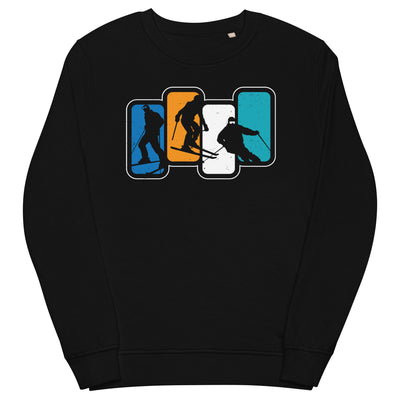 Skier Vintage - (S.K) - Unisex Premium Organic Sweatshirt klettern xxx yyy zzz Black